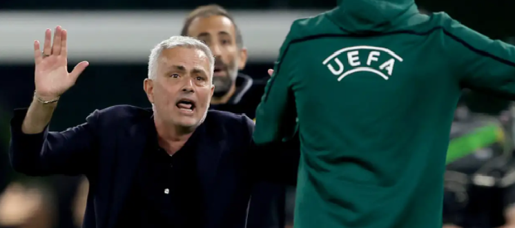 Mourinho in tears after winning Conference League with Roma 'This is historic'