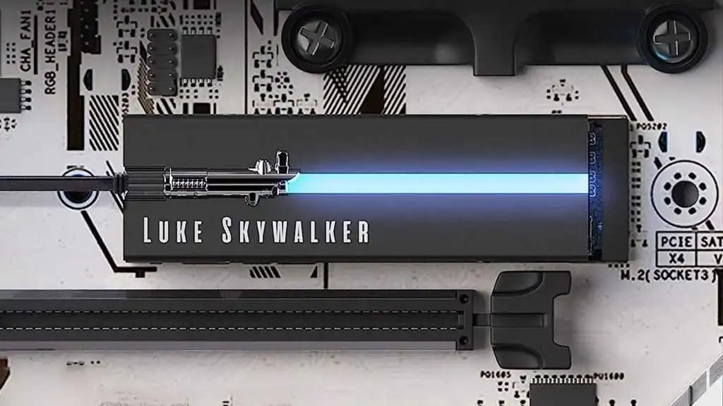 Review Seagate FireCuda PCIE Gen NVMe Lightsaber Legends Special Edition