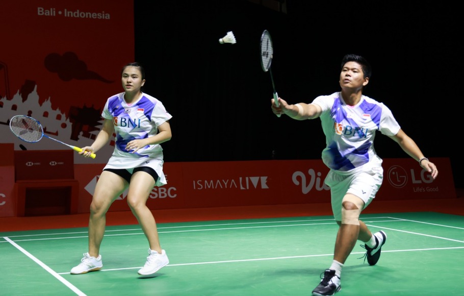 Indonesian Mixed Doubles Shown at BAC Today Including Praveen/Melati
