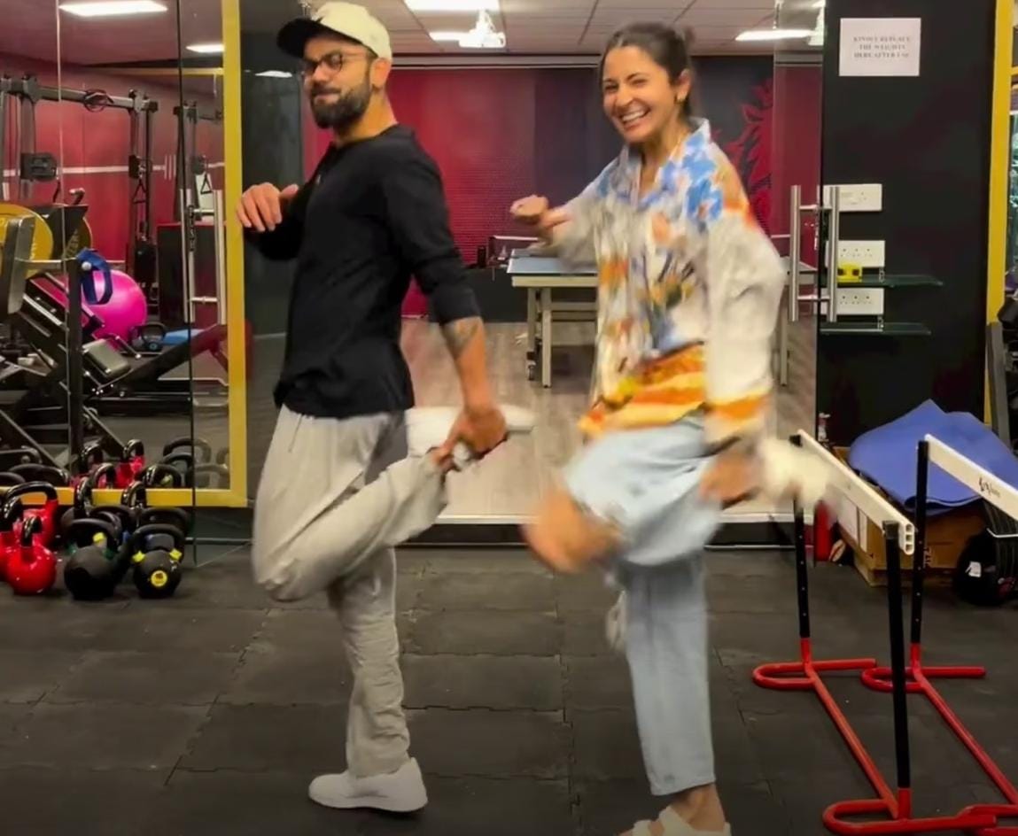 Anushka had to dance with Virat Kohli in the gym