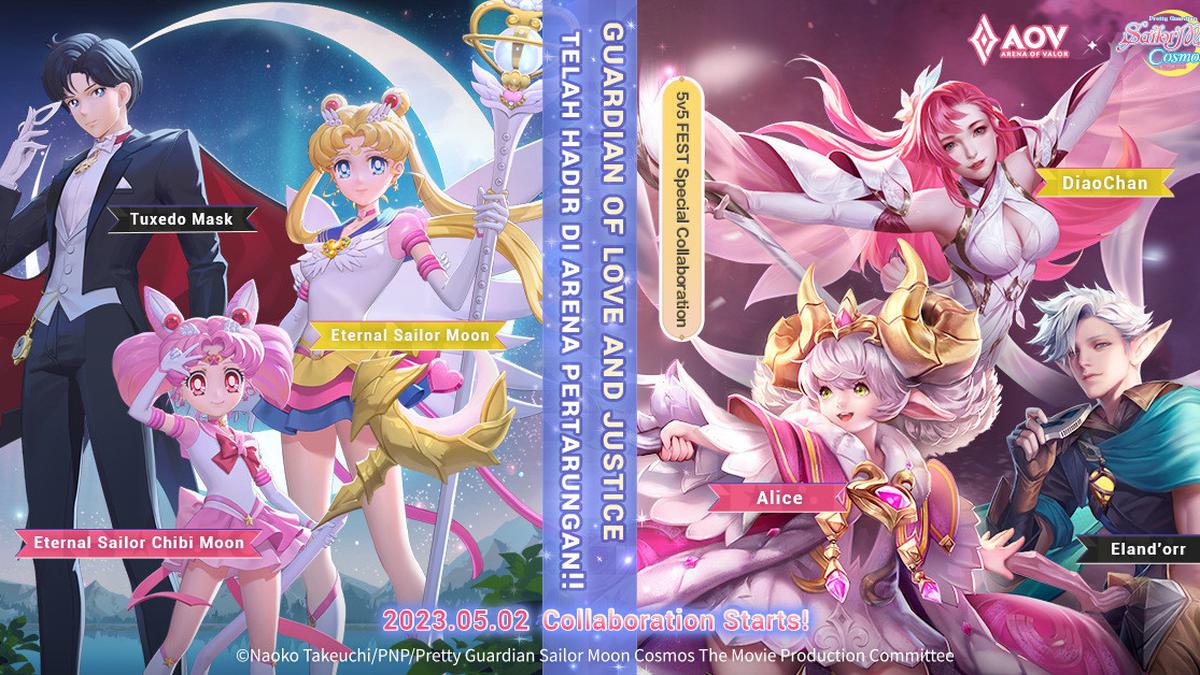 Arena of Valor Collaboration with Pretty Guardian Sailor Moon Cosmos