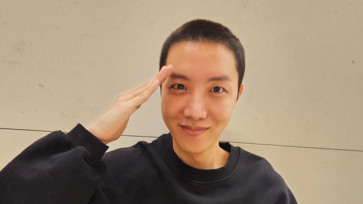 J Hope BTS Says Goodbye and Shares Short Haired Photos Before Departure