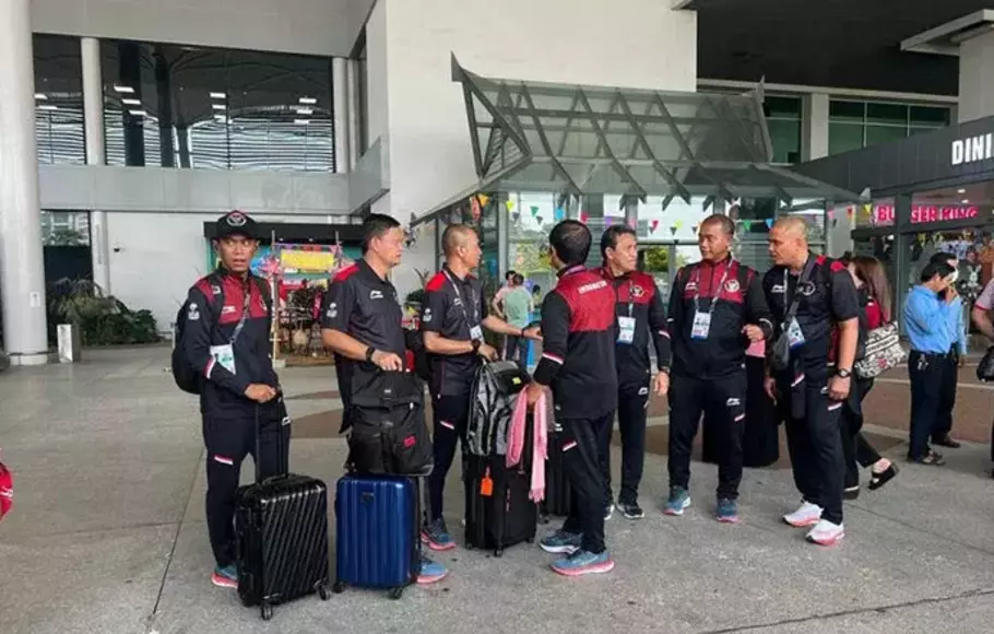 The Indonesian U National Team Arrives in Cambodia, Ready for