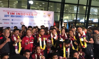 The U Indonesian National Team Arrives in the country after