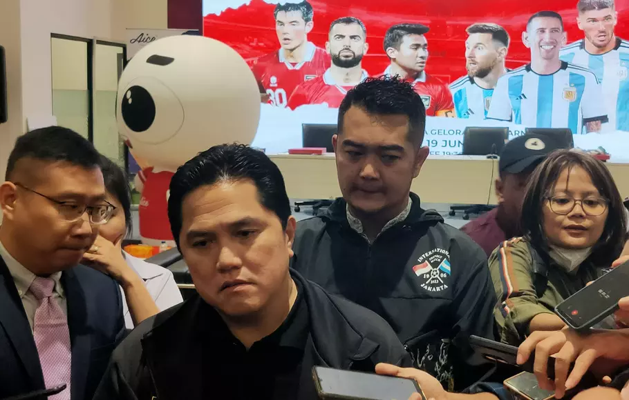 Erick Thohir: In a draw against Argentina, the Indonesian National
