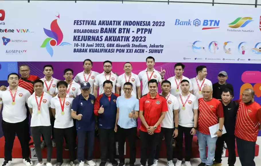 Winning Champion, DKI Jakarta Water Polo Passes PON Qualification