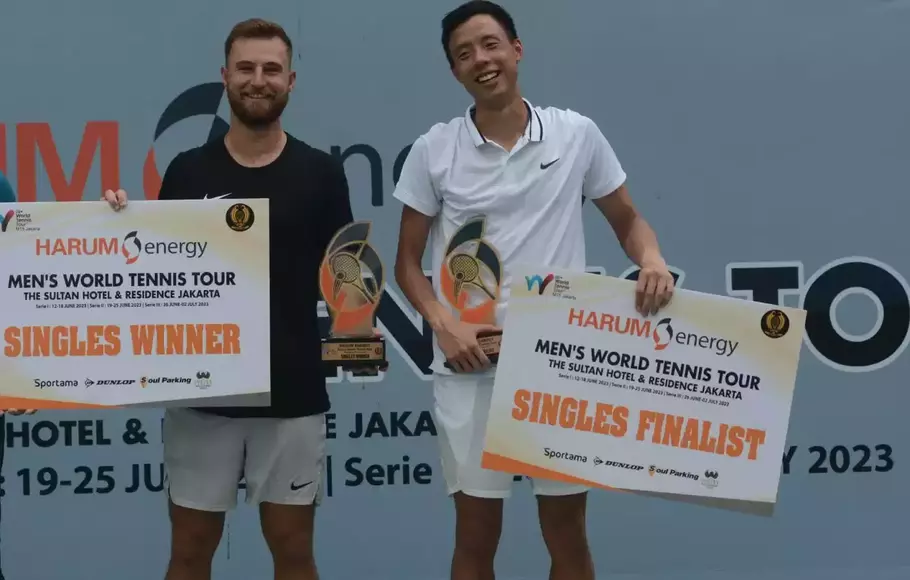 Winning Runner Up, Indonesian Tennis Player Justin Barki Exceeds Expectations