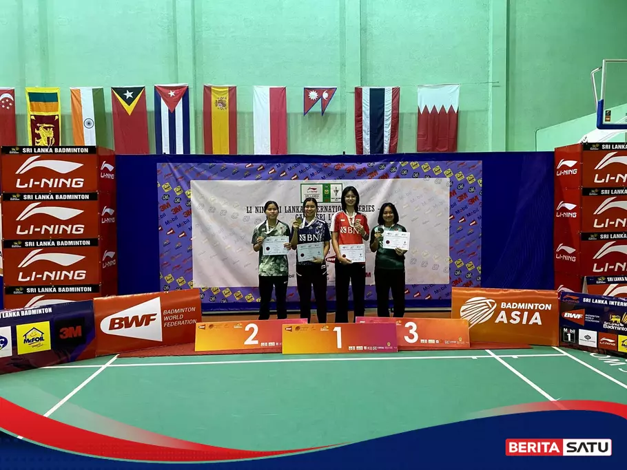Young Indonesian Badminton Player Ruzana Champion at Sri Lanka International