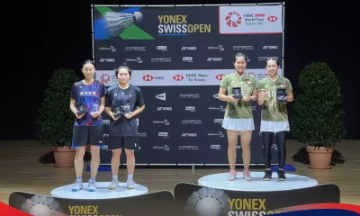 Winner at the Swiss Open, this is what Lanny/Ribka said
