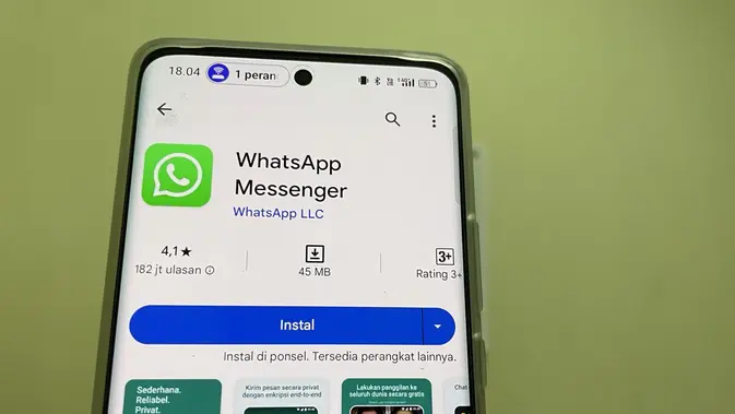 WhatsApp application on Android phones (Liputan6.com/ Agustin Setyo Wardani)
