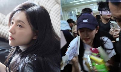 Kim Ji Won experienced an unexpected incident at the airport,